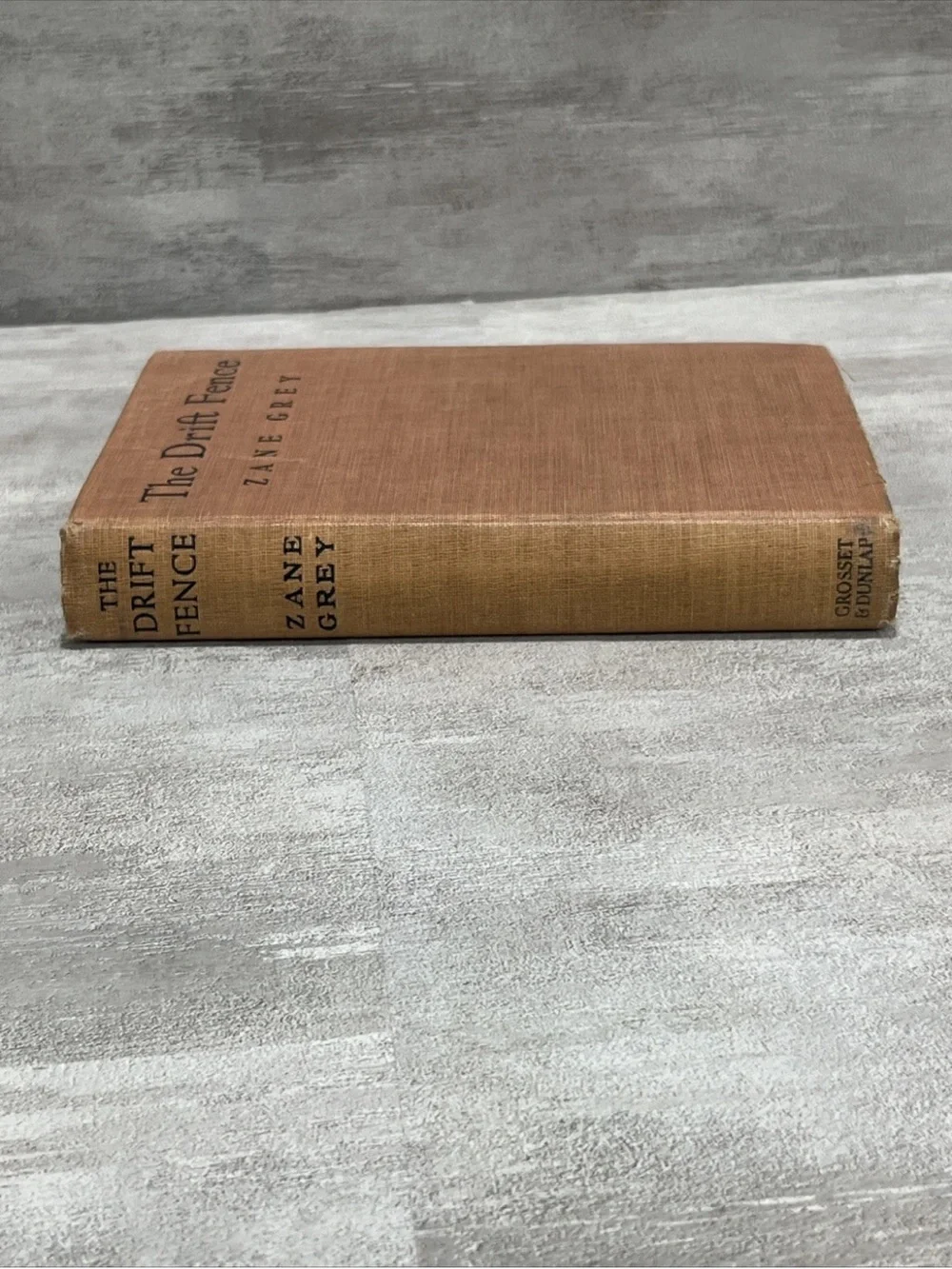 Vintage 1993 Hardcover Western Book 1st Edition by Zane Grey 'The Drift Fence'